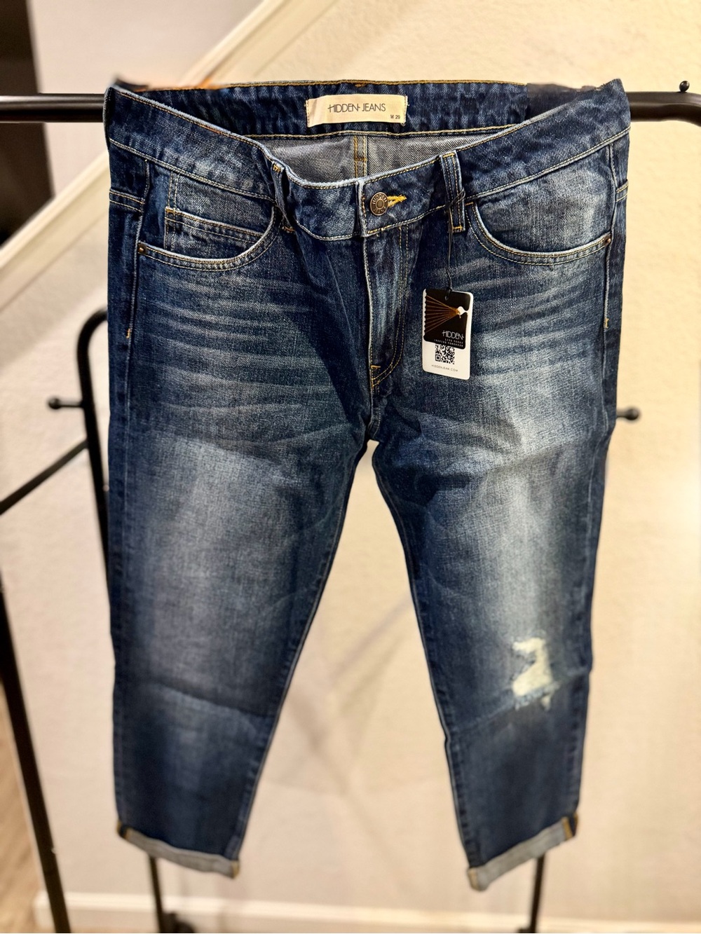 HIDDEN Jeans Last Boyfriend Slouch Cropped Jeans – Size 29” | NWT